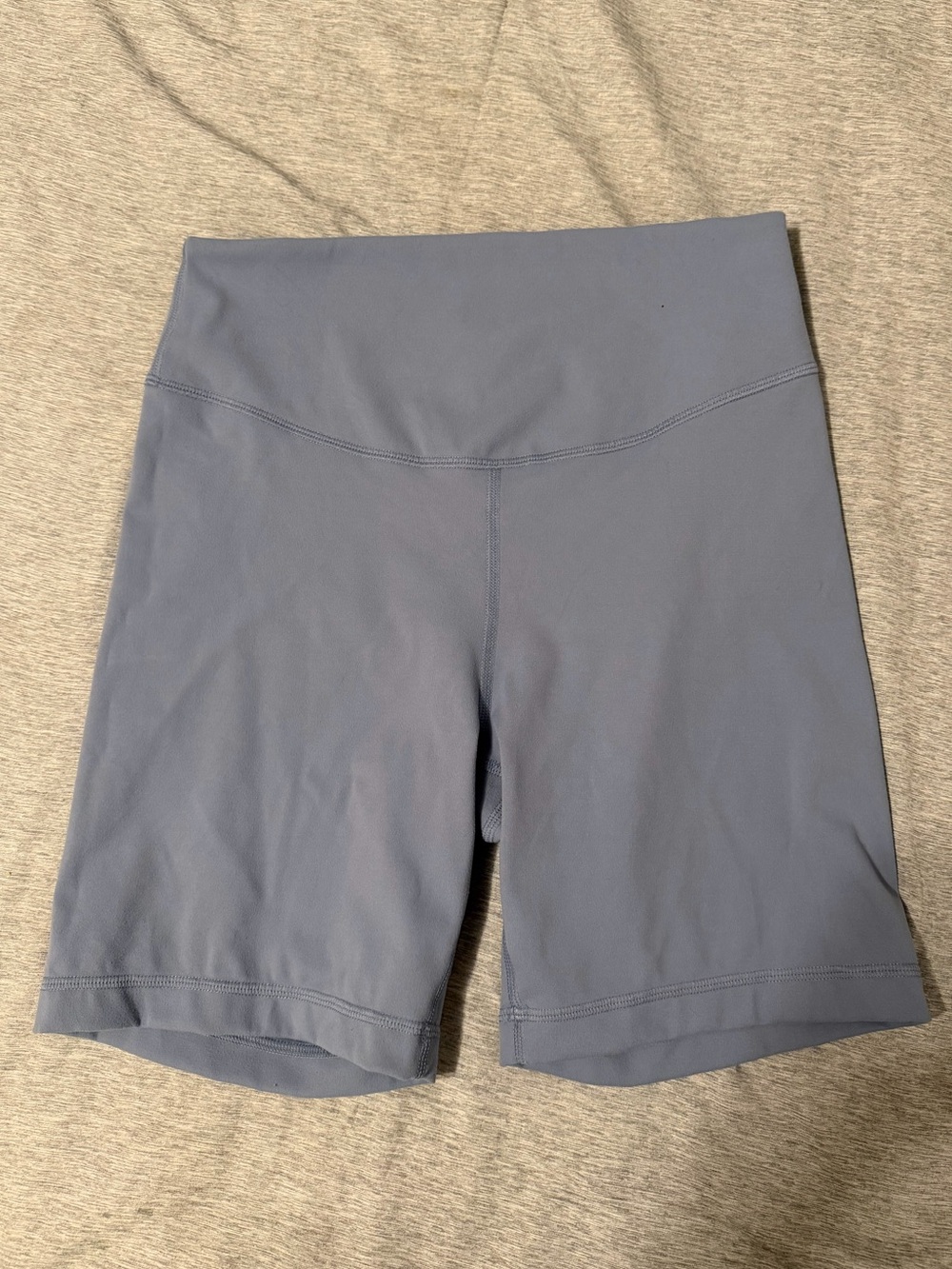 Organic Basics Women’s Athletic Bike Shorts in Dusty Blue